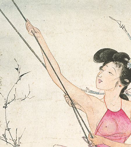 凤城-胡也佛的仕女画和最知名的金瓶梅秘戏图